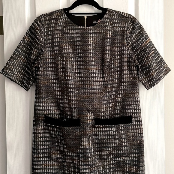 Karl Lagerfeld Dress with Lining - Picture 3 of 11